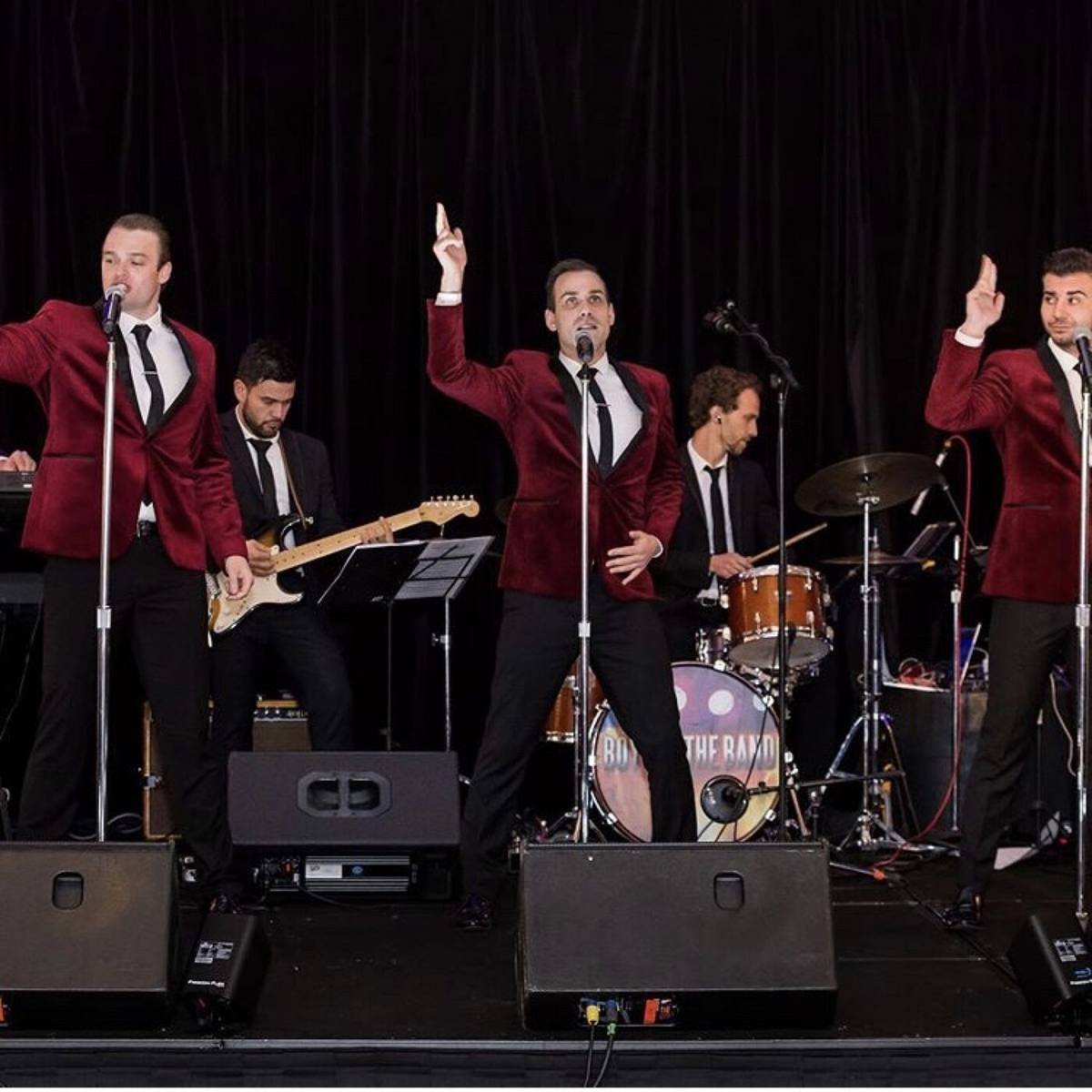 Boys in the Band performing live