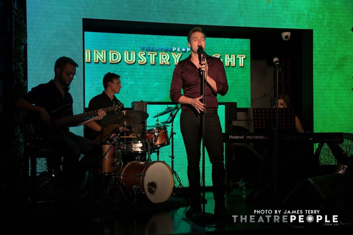 Haydan Hawkins at an industry night
