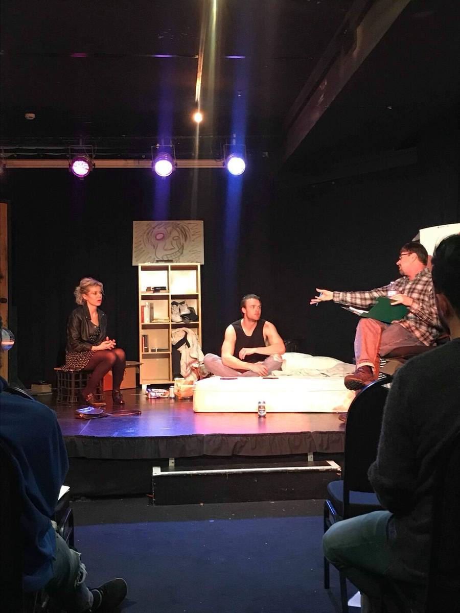 Scene work at the Howard Fine masterclass