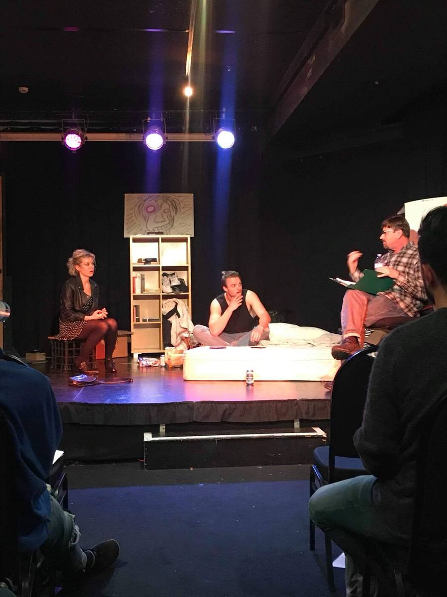 Scene work at the Howard Fine masterclass
