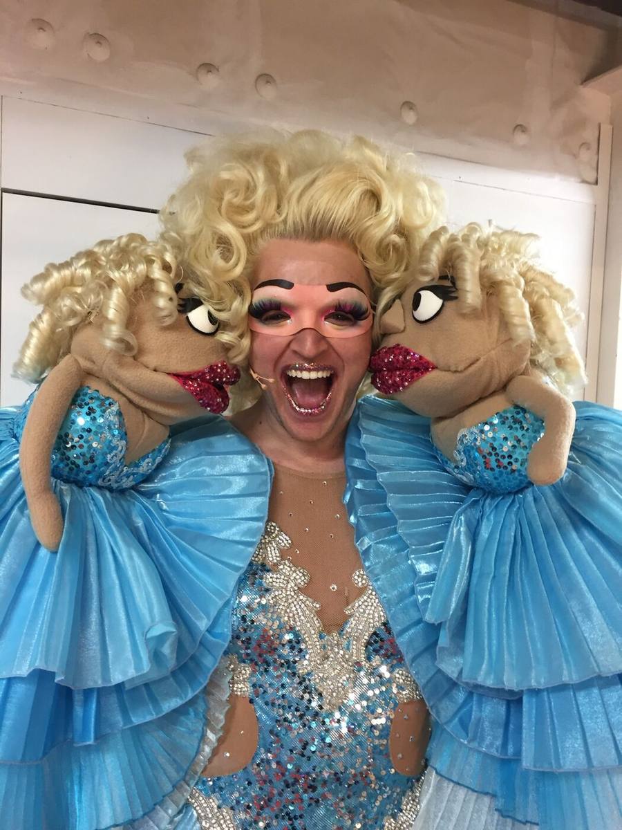 Backstage as Tick, Priscilla Queen of the Desert